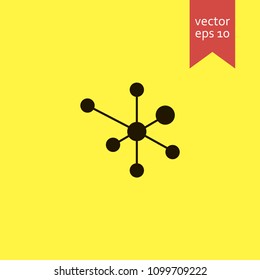 molecule. molecule icon. sign design. Vector EPS 10.