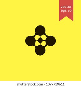 molecule. molecule icon. sign design. Vector EPS 10.