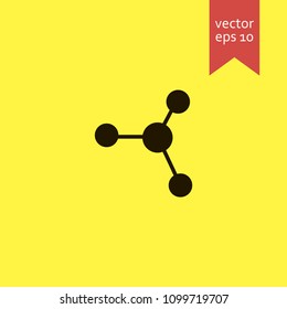 molecule. molecule icon. sign design. Vector EPS 10.