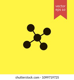 molecule. molecule icon. sign design. Vector EPS 10.