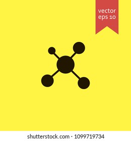 molecule. molecule icon. sign design. Vector EPS 10.