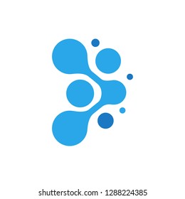 Molecule Icon symbol Logo Template