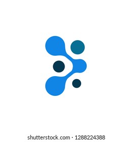 Molecule Icon symbol Logo Template