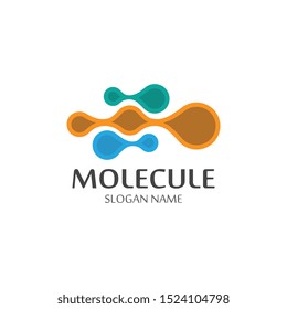 Molecule Icon symbol Logo Template vector