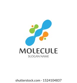 Molecule Icon symbol Logo Template vector