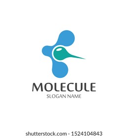 Molecule Icon symbol Logo Template vector