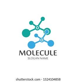 Molecule Icon symbol Logo Template vector