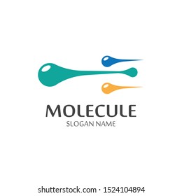Molecule Icon symbol Logo Template vector