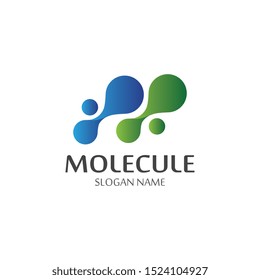 Molecule Icon symbol Logo Template vector