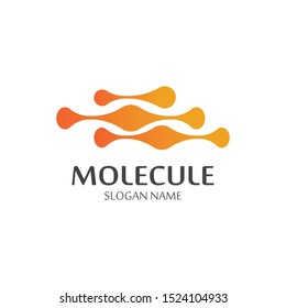 Molecule Icon symbol Logo Template vector