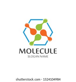 Molecule Icon symbol Logo Template vector