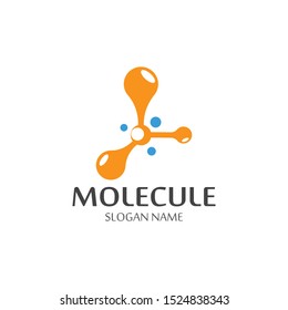 Molecule Icon symbol Logo Template vector