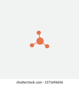 molecule icon symbols vector illustration