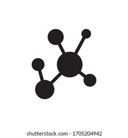 Molecule Icon In Trendy  Design Vector Eps 10