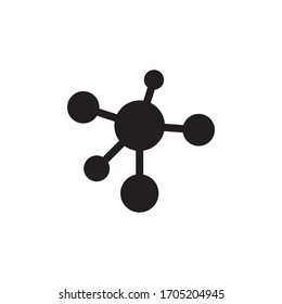 Molecule Icon In Trendy  Design Vector Eps 10