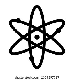 Molecule icon vector. Chemistry illustration sign. Molecule symbol or logo.