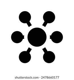 Vector de glifo para su Sitio web, móvil, presentación y diseño de logotipo.