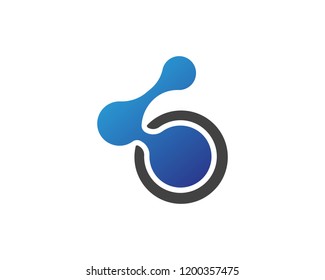 Molecule icon vector illustration