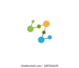 Molecule icon vector illustration