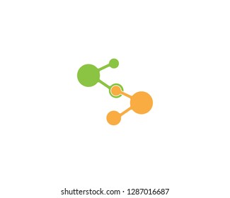 Molecule icon vector illustration