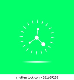Molecule icon. Vector illustration