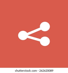 Molecule icon. Vector illustration