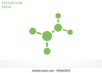 molecule icon vector illustration.