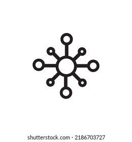 molecule icon vector illustration design
