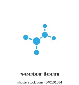 molecule icon vector illustration eps10.