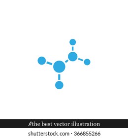 molecule icon vector illustration eps10.