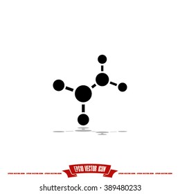 molecule icon vector illustration eps10.