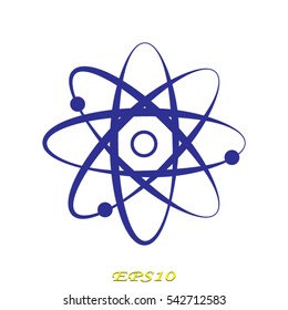molecule, icon, vector illustration eps10