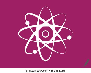 molecule, icon, vector illustration eps10