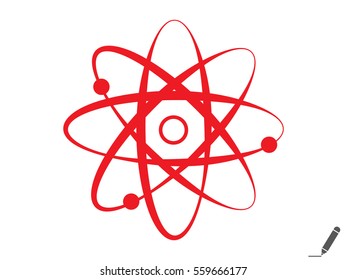 molecule, icon, vector illustration eps10