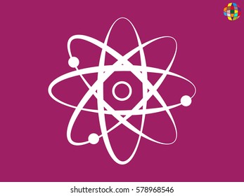 molecule, icon, vector illustration eps10
