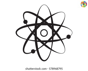 molecule, icon, vector illustration eps10
