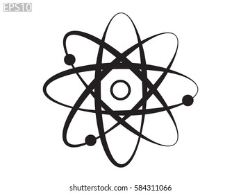 molecule, icon, vector illustration eps10