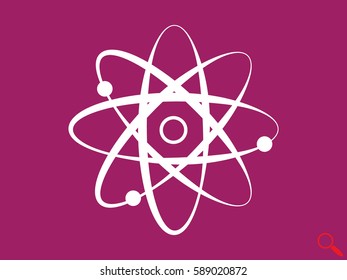 molecule, icon, vector illustration eps10