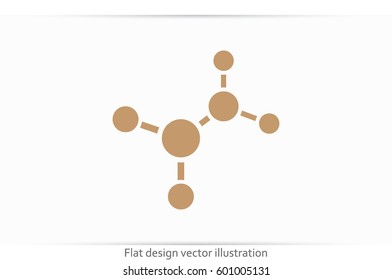 molecule icon vector illustration eps10.