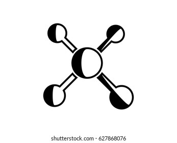 molecule, icon, vector illustration eps10