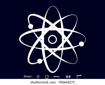 molecule, icon, vector illustration eps10
