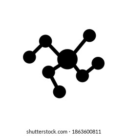 Molecule icon, vector illustration. Flat design style. vector molecule icon illustration isolated on white background, molecule icon Eps10. molecule icons graphic design vector symbols.