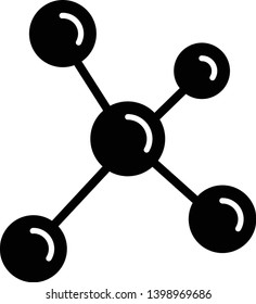 Molecule Icon Vector Illustration Logo Template