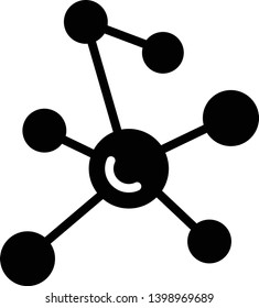 Molecule Icon Vector Illustration Logo Template