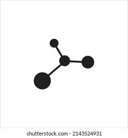 molecule icon vector illustration symbol