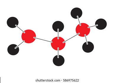 Molecule icon vector isolated white background.