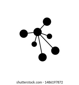 
Molecule Icon - Vector, Sign and Symbol for Design, Presentation, Website or Apps Elements.