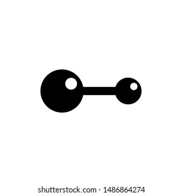 Molecule Icon - Vector, Sign and Symbol for Design, Presentation, Website or Apps Elements.