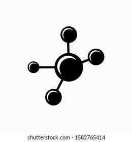 Molecule Icon - Vector, Sign and Symbol for Design, Presentation, Website or Apps Elements.