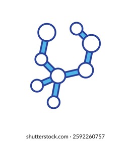Molecule icon vector stock illustration